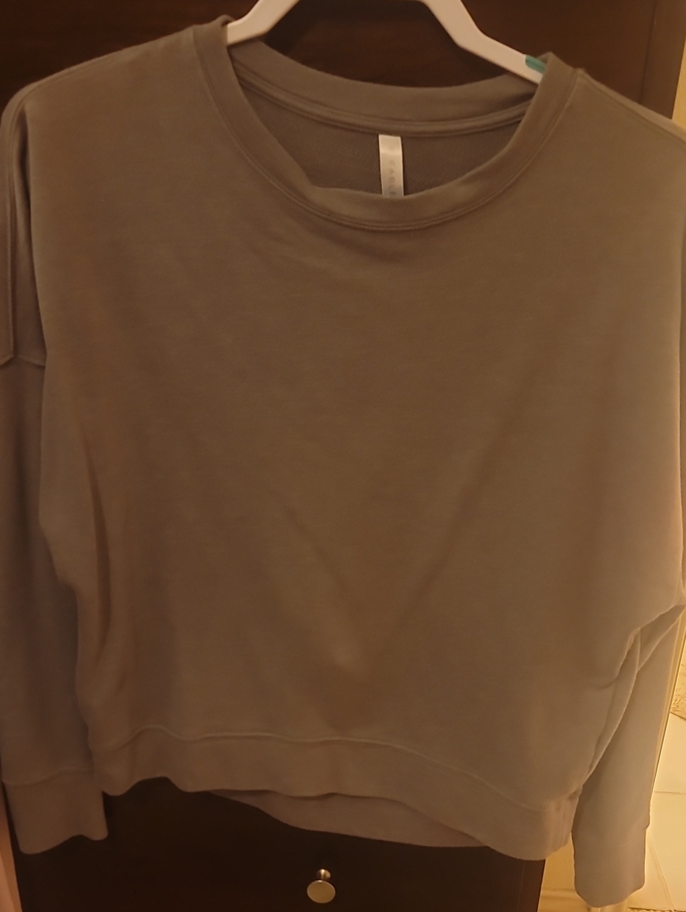 Fabletics Women's Crewneck Sweatshirt in Gray Size XS